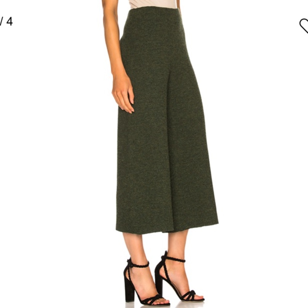 SOLD****Alpaca knit pant- wide leg